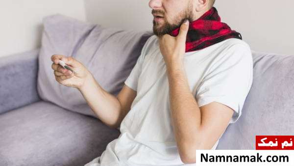 سوزش گلو رفلاکس 