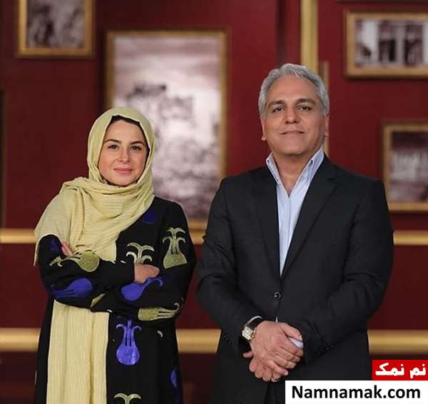 مهران مدیری و سیما تیرانداز در دورهمی مهران مدیری و سیما تیرانداز در دورهمی