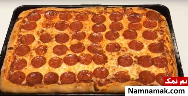 طرز تهیه پیتزای پپرونی خانگی