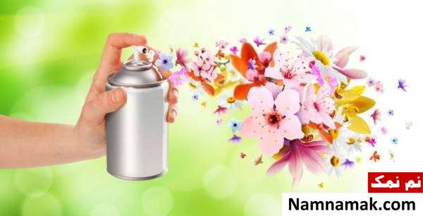 اسپری خوشبوکننده برای تمیز کردن آینه