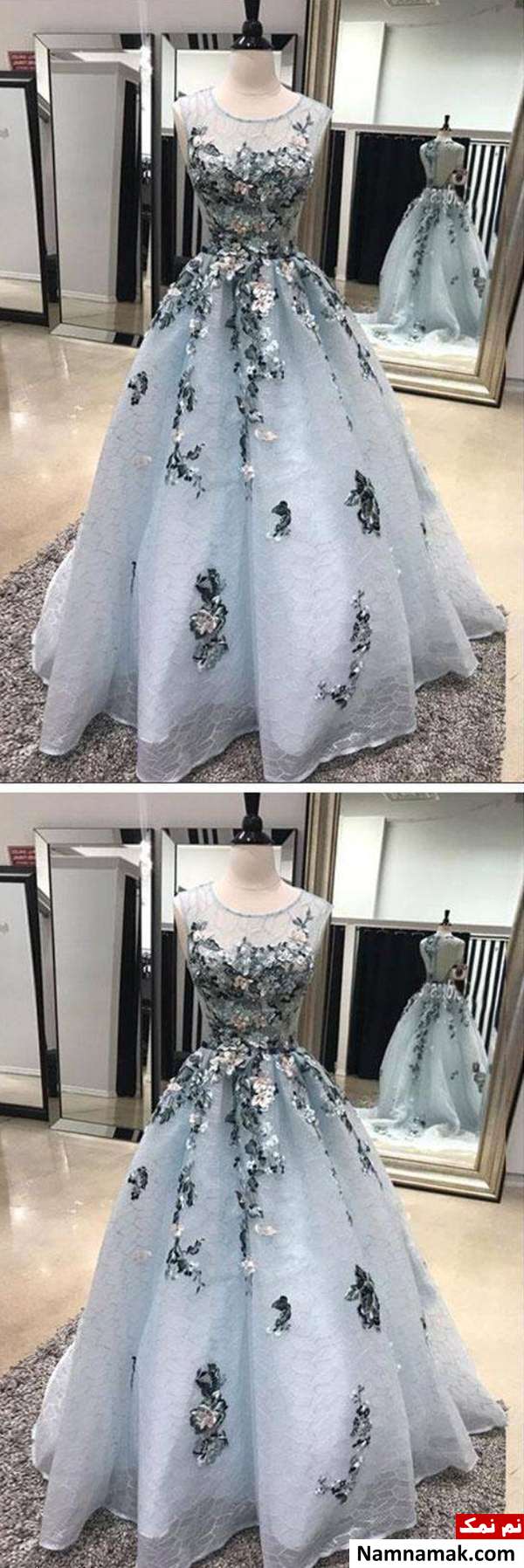 مدل پیراهن مجلسی برای لاغرها