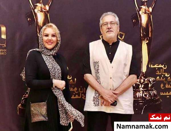 افسانه چهره آزاد و همسرش افسانه چهره آزاد و شاهرخ فروتنیان بازیگران هم گناه