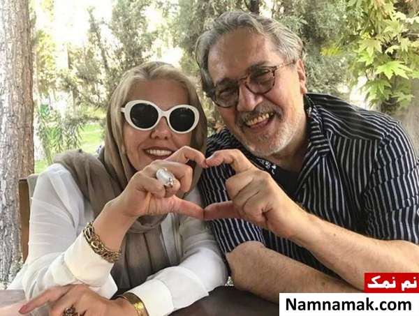 افسانه چهره آزاد و همسرش افسانه چهره آزاد و همسر بازیگرش