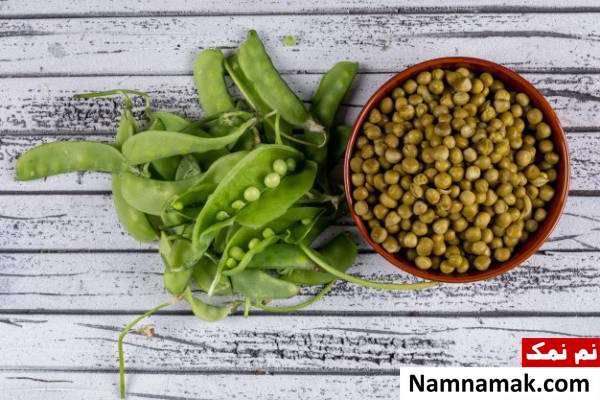 نگهداری نخود فرنگی طرز پوست کندن نخود فرنگی