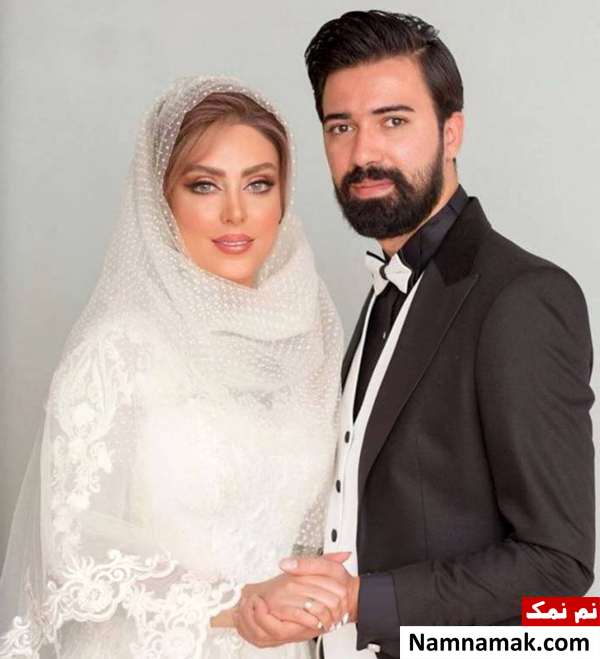 نیلوفر شهیدی و همسرش نیلوفر شهیدی در کنار همسرش