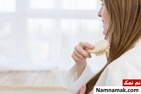 شانه دندانه پهن مراقبت از موی ریباندینگ شده