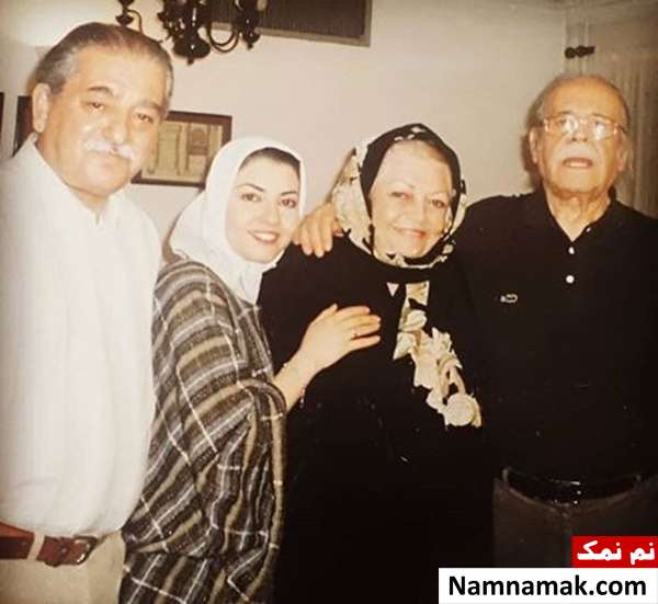 بیوگرافی محمدعلی کشاورز و همسرش منا طاهری و دخترش نلی محمدعلی کشاورز و حمیده خیرآبادی