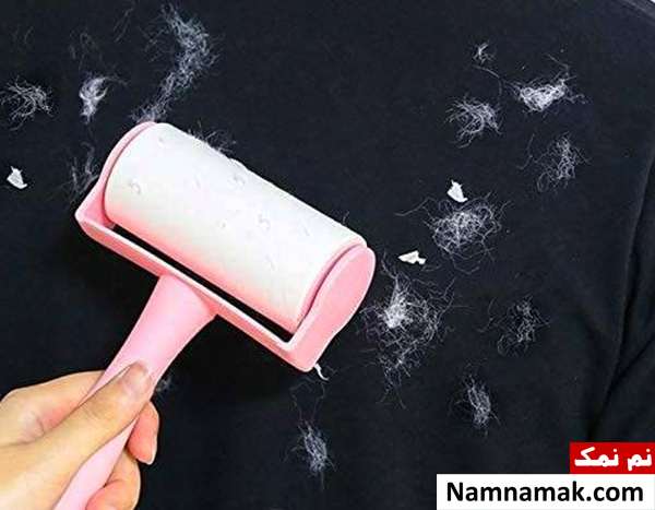 رولرهای چسبنده چجوری موی حیوانات را از فرش جمع کنیم