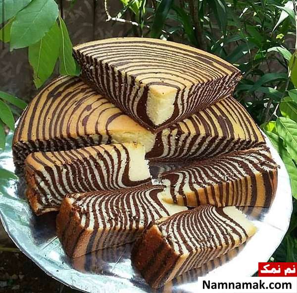 دستور پخت کیک زبرا