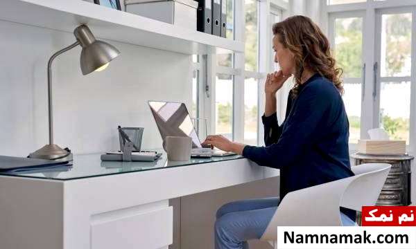 اتاق کار داشتن آرامش در اتاق کار منزل