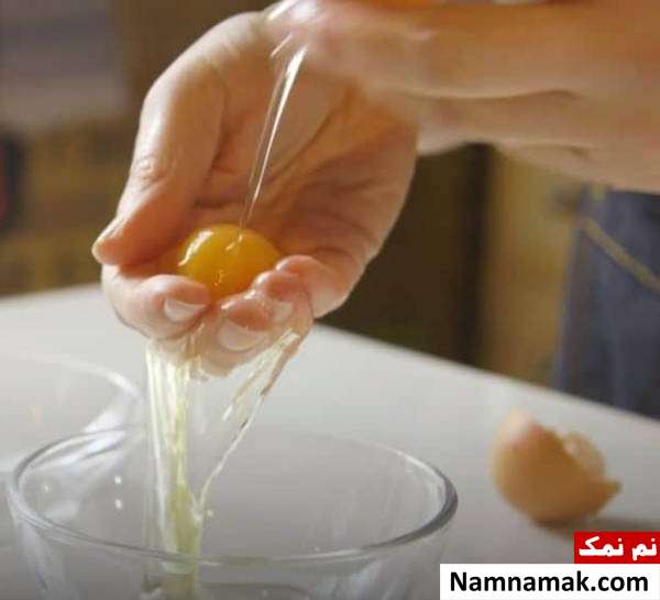 نحوه جدا کردن زرده از سفیده تخم مرغ