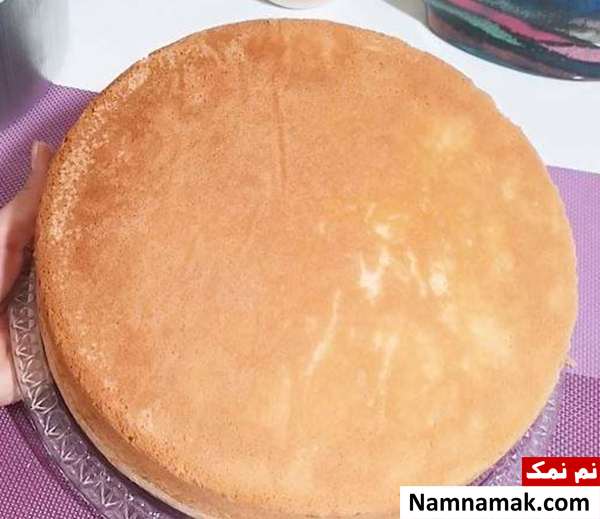 درست کردن کیک اسفنجی ساده خانگی