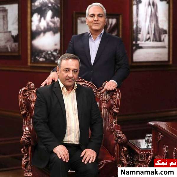 علی اوسیوند و مهران مدیری علی اوسیوند در دورهمی مهران مدیری