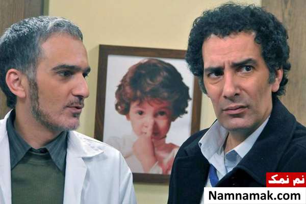 بهنام تشکر و بیژن بنفشه خواه بهنام تشکر و بیژن بنفشه خواه در ساختمان پزشکان