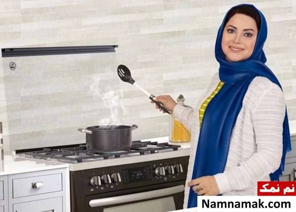 تبلیغ اجاق گاز توسط کمند امیرسلیمانی