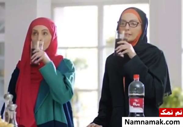 شقایق دهقان با تبلیغ نوشابه در تلویزیون