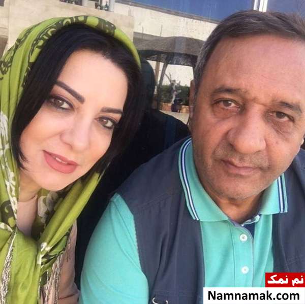 حمیرا ریاضی و علی اوسیوند همسرش