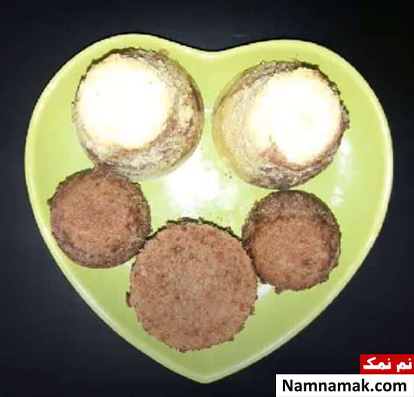 کیک فنجانی کیک فنجانی بدون فر