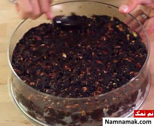 کیک یخچالی خانگی دستور تهیه کیک یخچالی