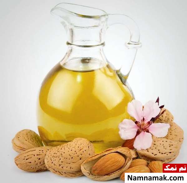روغن بادام در ناف برای زیبایی پوست