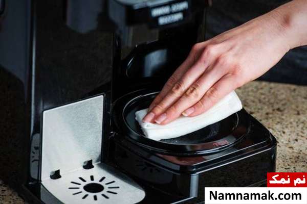 تمیز کردن لوازم برقی روش تمیزکردن قهوه جوش
