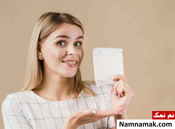 نوار بهداشتی دستمال کاغذی به جای نوار بهداشتی