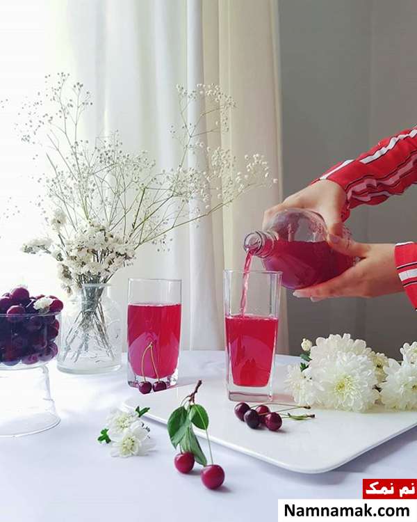 طرز تهیه شربت آلبالو