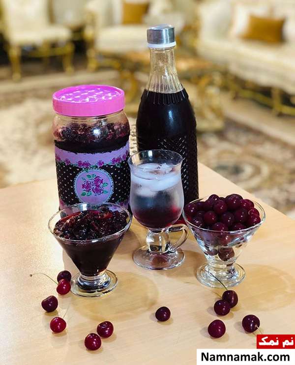 نحوه درست کردن شربت آلبالو