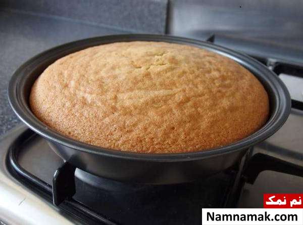 طرز تهیه کیک وانیلی بدون فر
