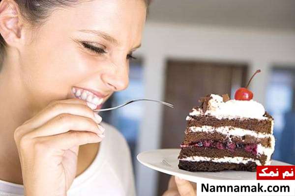 کوچک شدن شکم با تغذیه حذف دسر از تغذیه