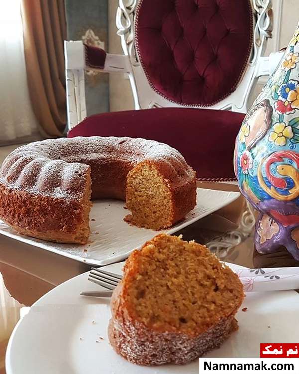 طرز تهیه کیک بدون شیر اسفنجی