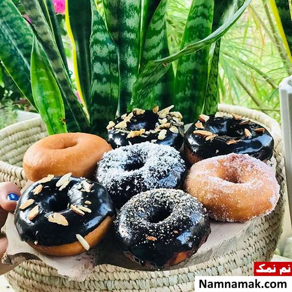 طرز تهیه دونات شکلاتی خانگی