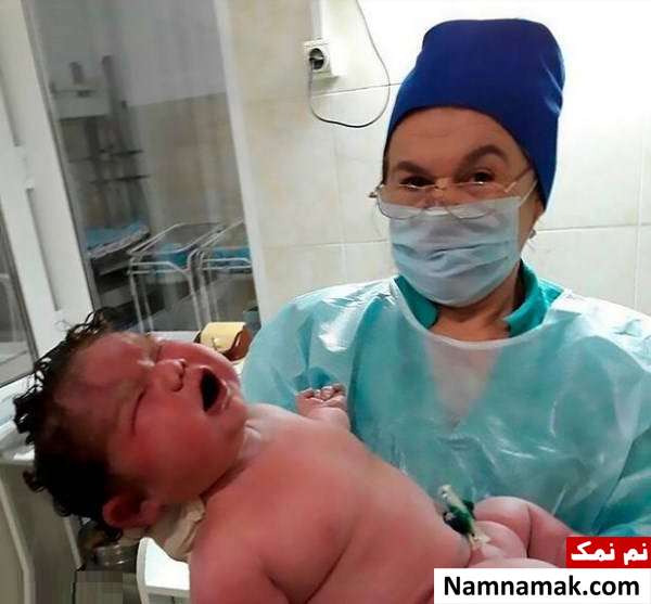 زایمان بچه غول در روسیه