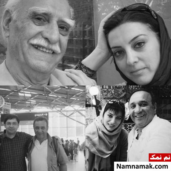 حمیرا ریاضی در کنار پدر ، همسر و برادرش