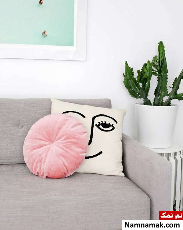 دوخت کوسن گرد