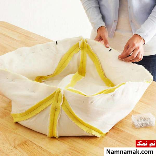 دوخت کوسن بزرگ