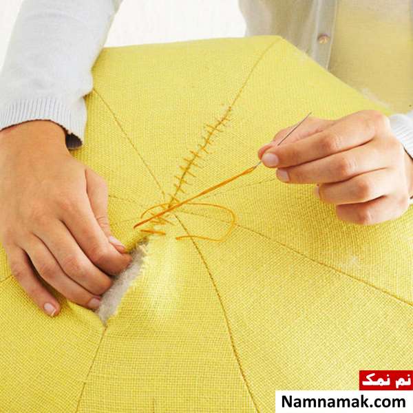 دوخت کوسن بزرگ