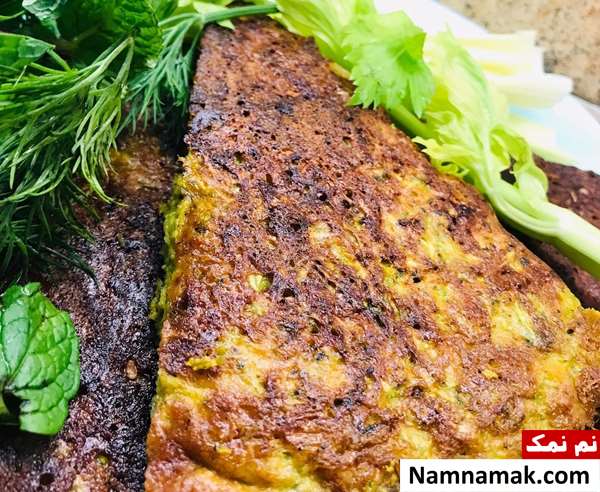 طرز تهیه کوکو کدو سبز با شوید