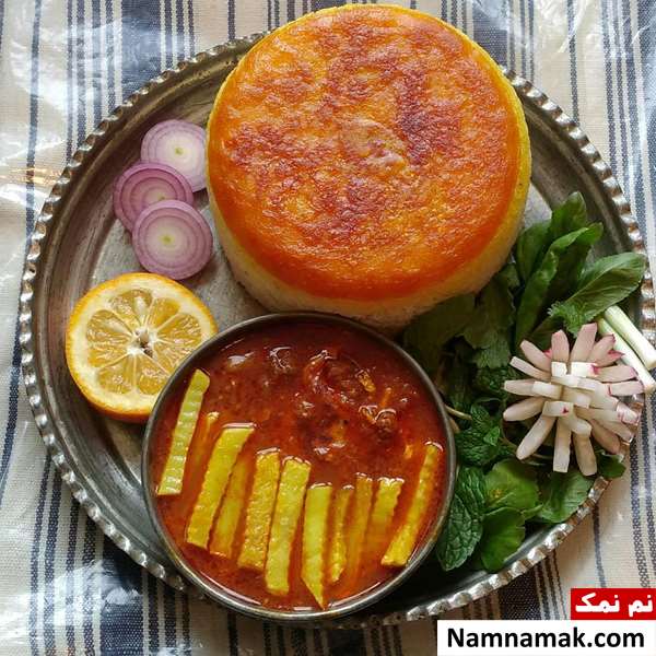 طرز تهیه خورش گوشت چرخ کرده با برنج