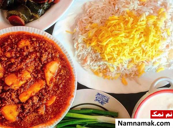 طرز تهیه خورش گوشت چرخ کرده با برنج