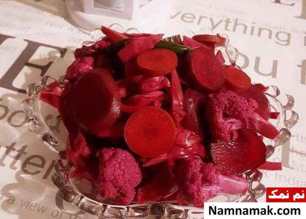  تهیه ترشی به و چغندر