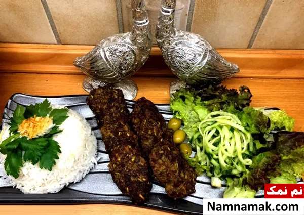 کتلت کدو سبز با گوشت چرخ کرده