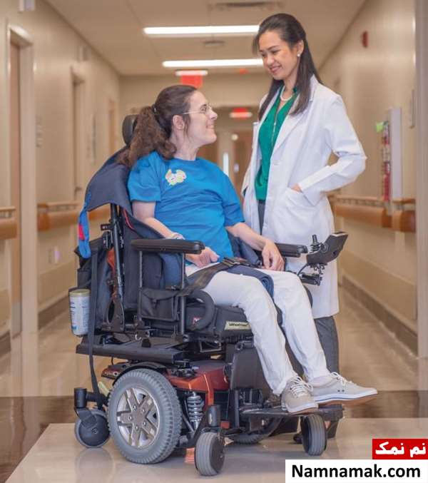 راه رفتن بیمار قطع نخاع برای اولین بار