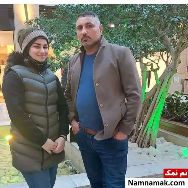 مونا حیدری و پدرش