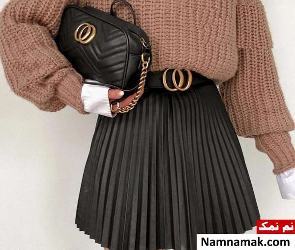 مدل دامن کوتاه مشکی دخترانه و زنانه