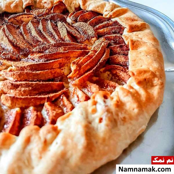 شیرینی گلت سیب و دارچین