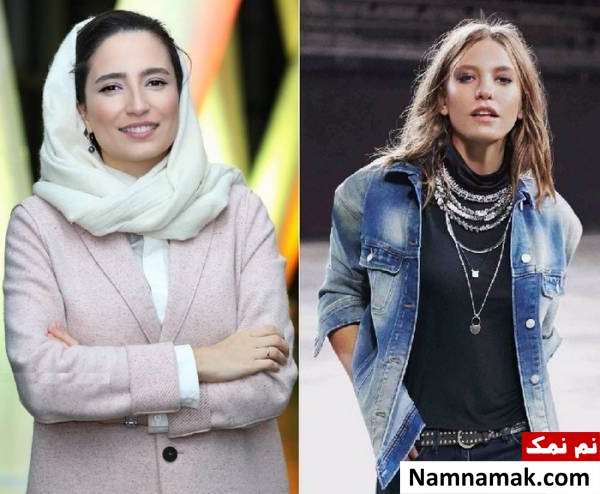 شباهت بازیگران ایرانی با ستارگان هالیوودی شباهت نگار جواهریان و سرنای ساریکایا