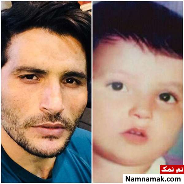 عگس کودکی جواد کاظمیان