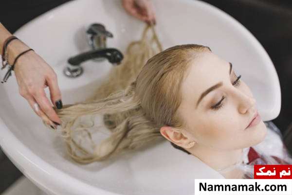 شستن موهای رنگ شده شستن موهای رنگ شده با محصولات مناسب