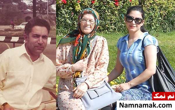 عکس پدر و مادر آسیه ضیایی